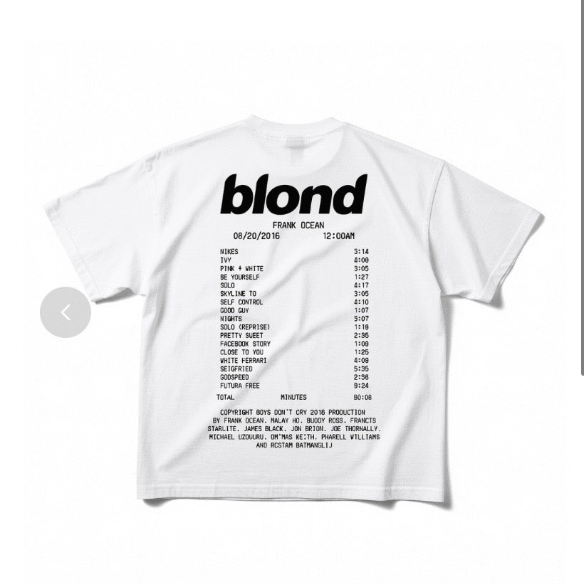FRANK OCEAN - BLOND